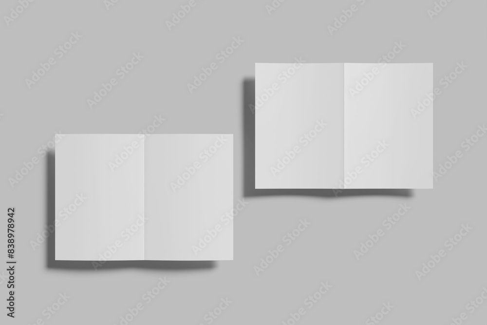 A5 Bifold Brochure Blank Mockup A5 Bifold Brochure Blank Mockup