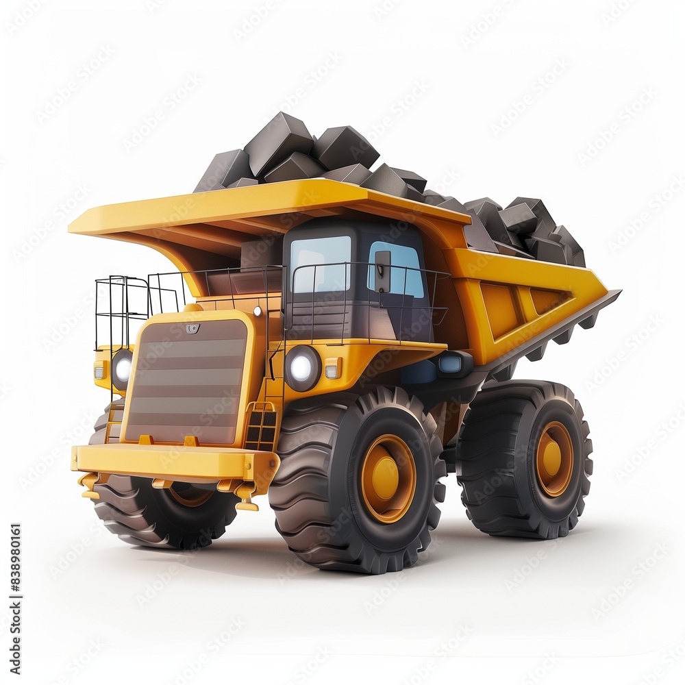 Dump truck heavy equipment transport bring nickel pile concentrate mining industry Dump truck heavy equipment transport bring nickel pile concentrate mining industry