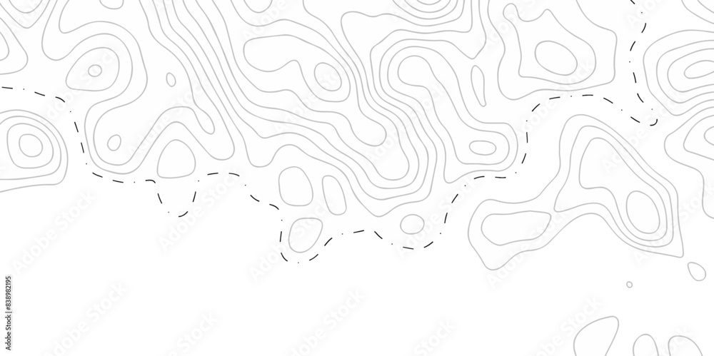 Vector geography landscape Topo contour map on white background, Topographic contour lines. Seamless pattern with lines Topographic map. Geographic mountain relief diagram line wave carve pattern. Vector geography landscape Topo contour map on white background, Topographic contour lines. Seamless pattern with lines Topographic map. Geographic mountain relief diagram line wave carve pattern.
