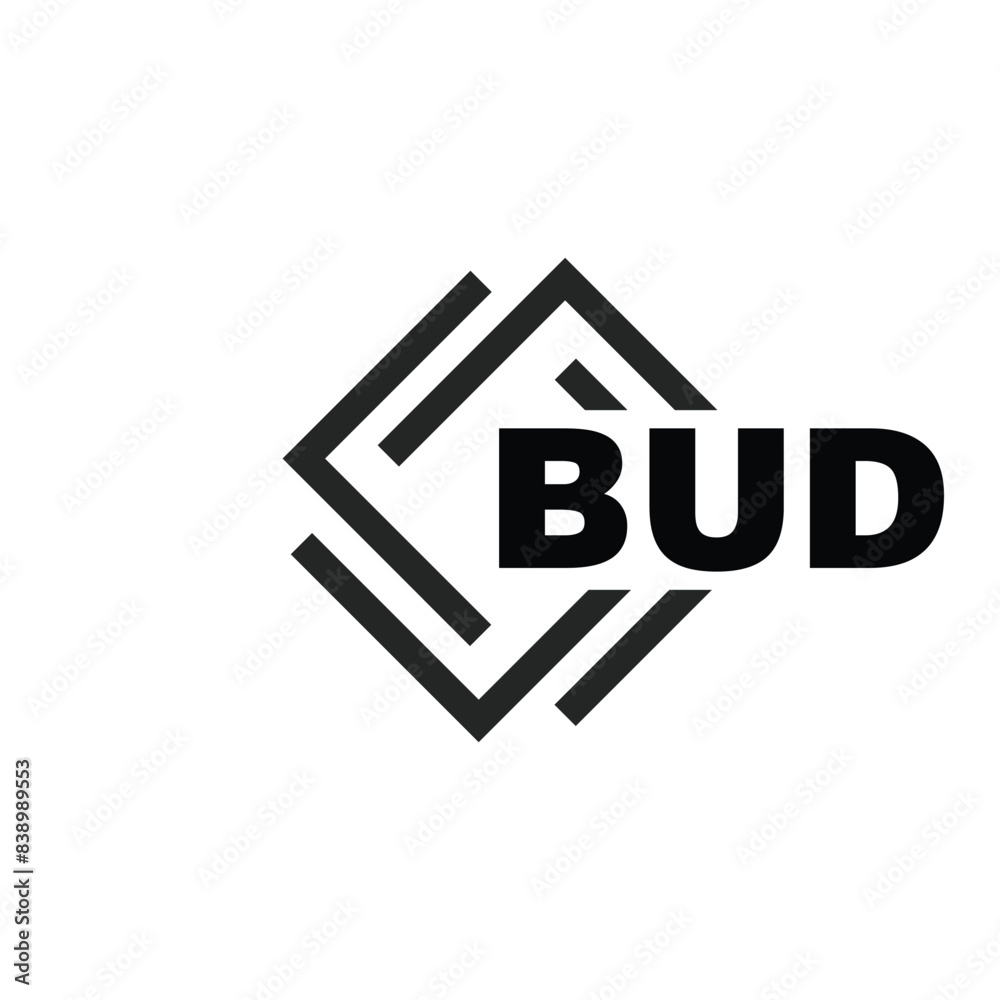 BUD letter logo design on white background. BUD logo. BUD creative initials letter Monogram logo icon concept. BUD letter design BUD letter logo design on white background. BUD logo. BUD creative initials letter Monogram logo icon concept. BUD letter design