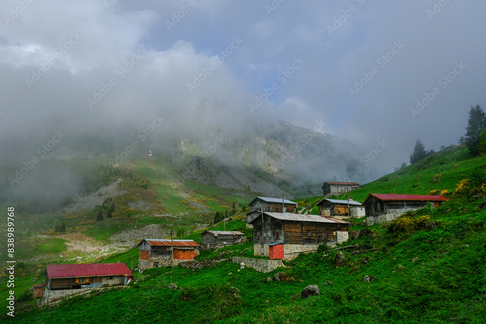 Obraz premium Elevit Plateau in Rize. This plateau . Kackar Mountains region. Rize, Turkey.