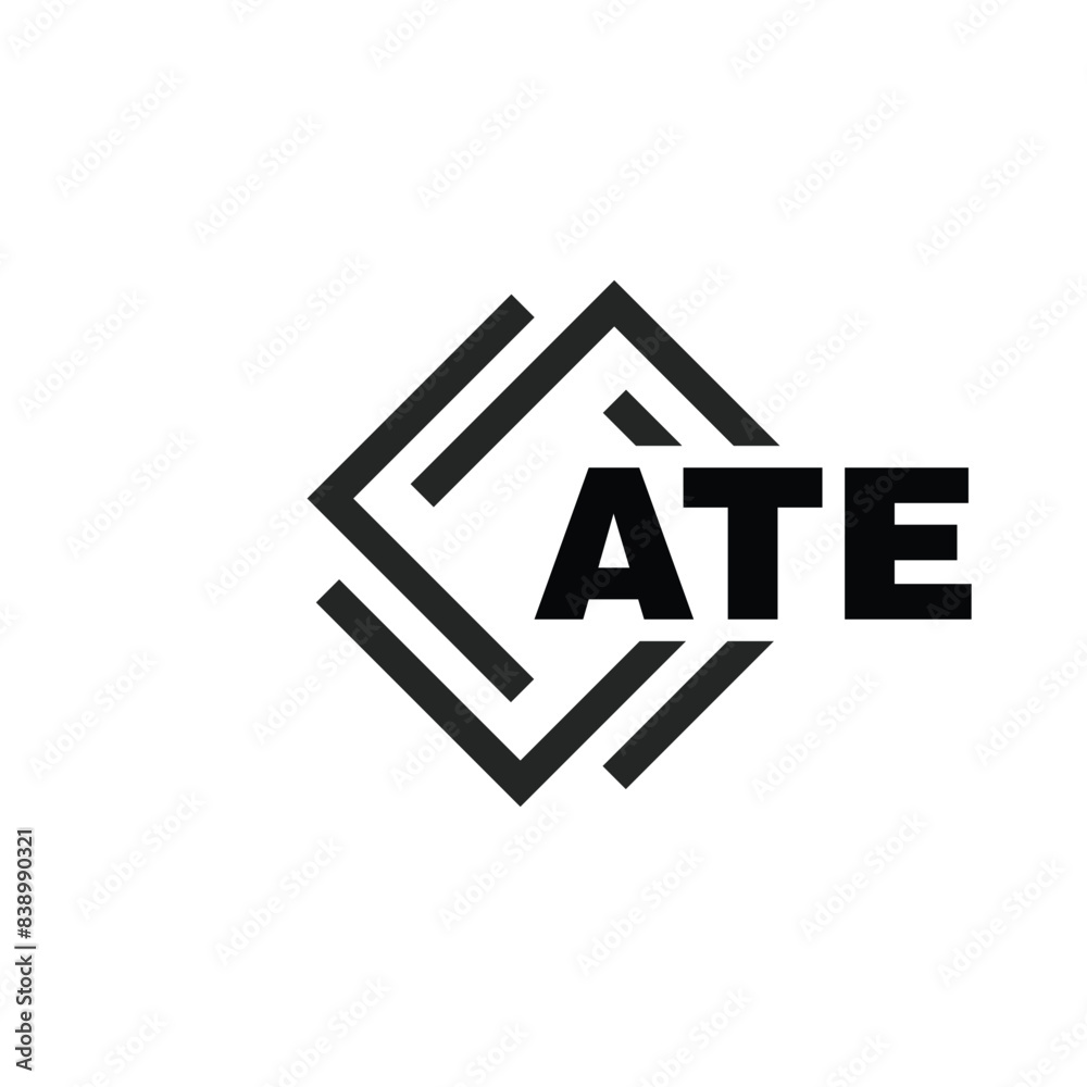 ATE letter logo design on white background. ATE logo. ATE creative initials letter Monogram logo icon concept. ATE letter design ATE letter logo design on white background. ATE logo. ATE creative initials letter Monogram logo icon concept. ATE letter design
