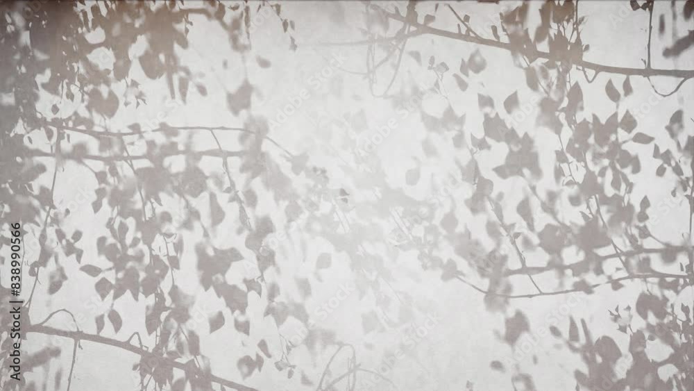 Silhouetted Foliage Against a White Background Silhouetted Foliage Against a White Background