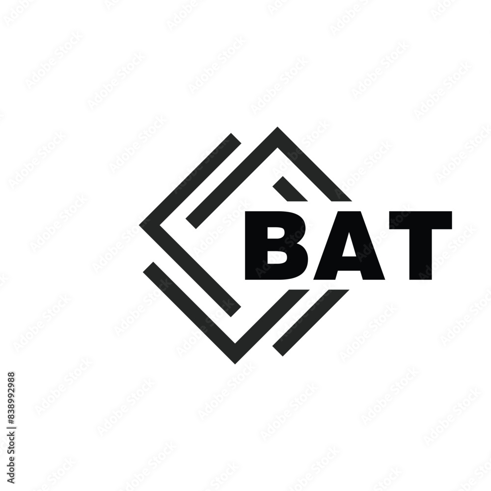 BAT letter logo design on white background. BAT logo. BAT creative initials letter Monogram logo icon concept. BAT letter design BAT letter logo design on white background. BAT logo. BAT creative initials letter Monogram logo icon concept. BAT letter design