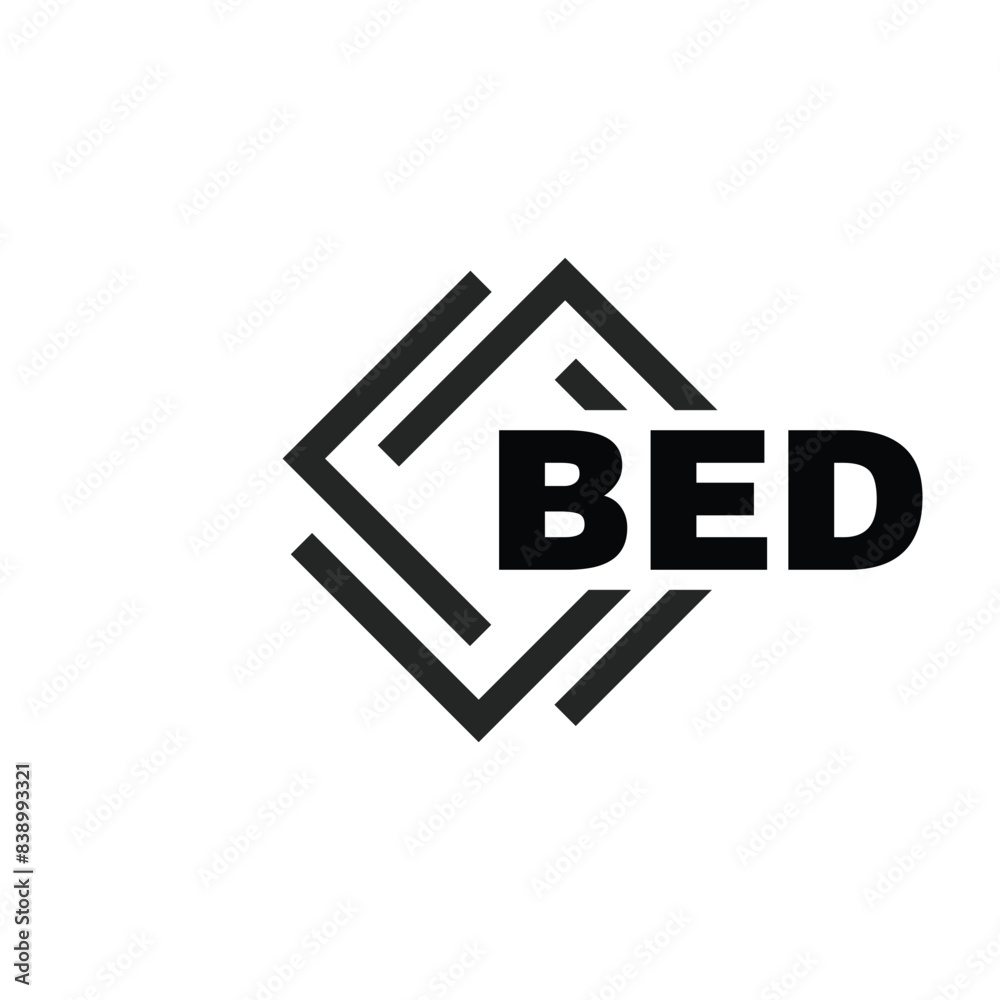 BED letter logo design on white background. BED logo. BED creative initials letter Monogram logo icon concept. BED letter design BED letter logo design on white background. BED logo. BED creative initials letter Monogram logo icon concept. BED letter design