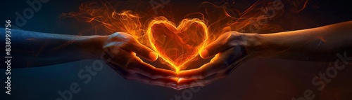 Bible holy spirit heart Illustration of the Holy Spirit filling a persons heart