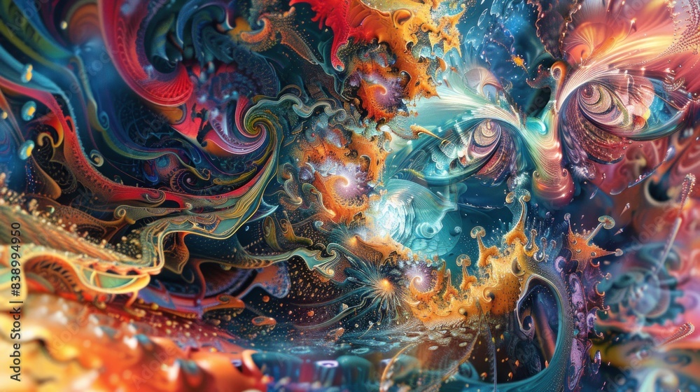 Cosmic Swirls and Flourishes Cosmic Swirls and Flourishes