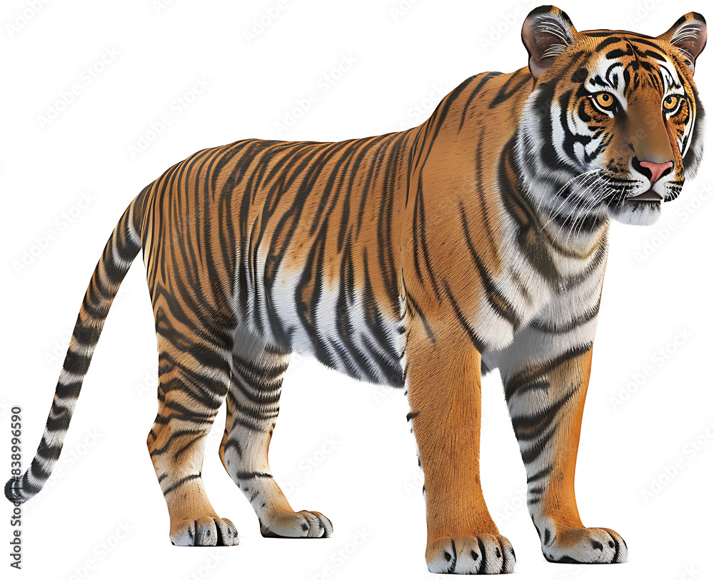 A tiger isolated on a transparent background PNG A tiger isolated on a transparent background PNG