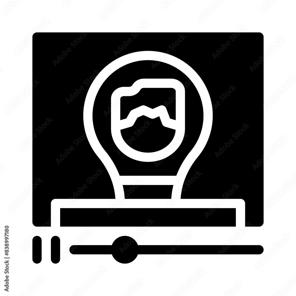 streaming glyph icon streaming glyph icon