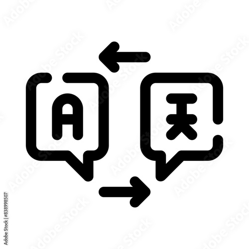 vocabulary line icon