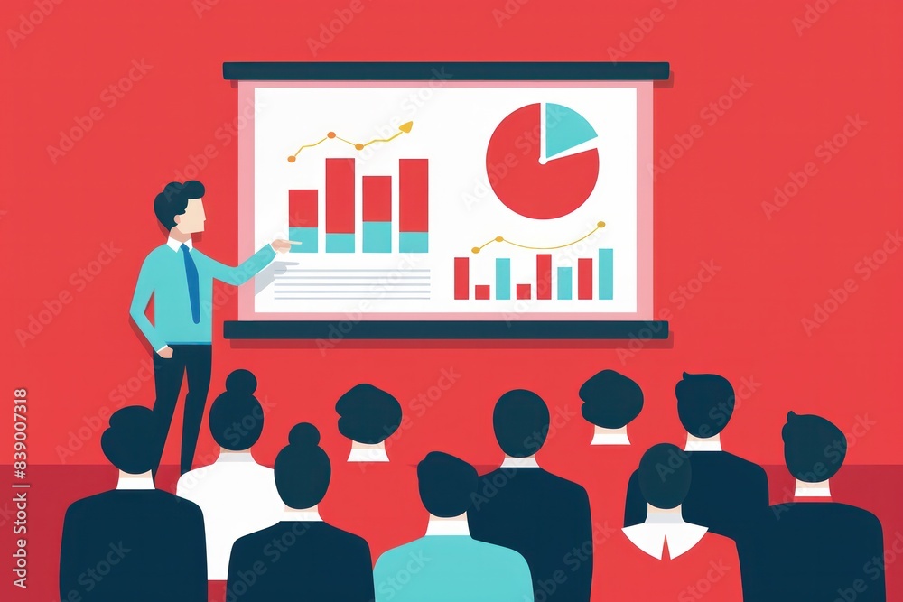 Obraz premium Staff Training Illustration