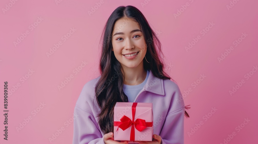 The Woman Holding Gift The Woman Holding Gift