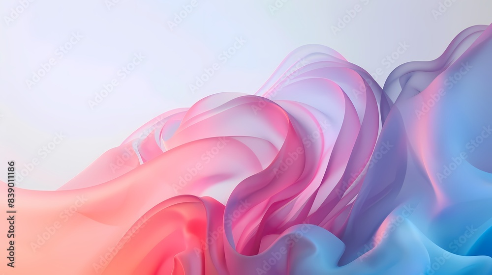 Ethereal Canvas, Soft Gradients with Fluid Shapes Ethereal Canvas, Soft Gradients with Fluid Shapes