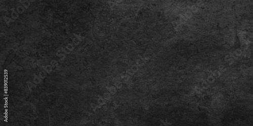 Abstract Dark Black background texture, old vintage charcoal black backdrop paper with watercolor. Abstract background with black wall surface, black stucco texture. Black gray satin dark texture.