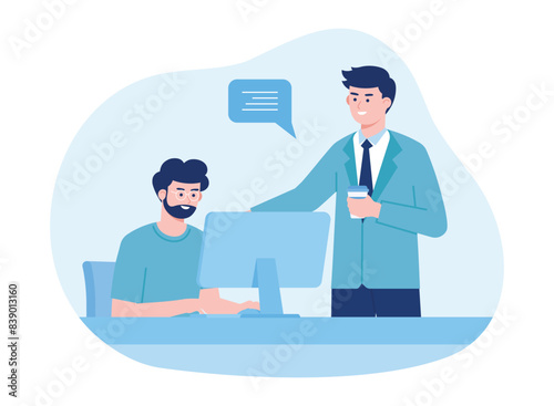 character of business consulting concept flat illustration © Kinn Studio