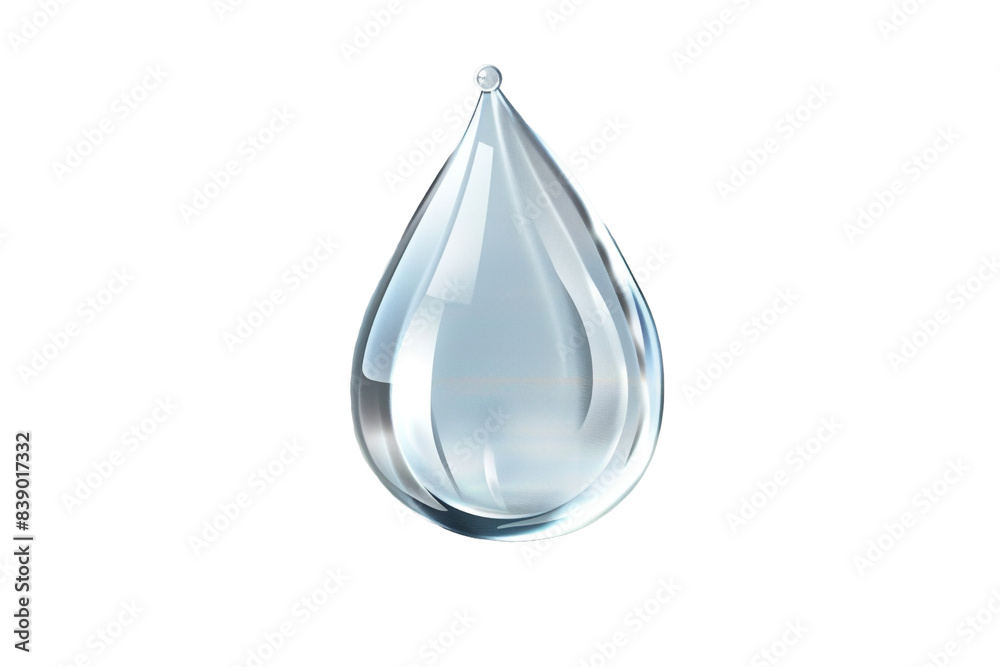 Clear Water drop isolated on transparent background Clear Water drop isolated on transparent background