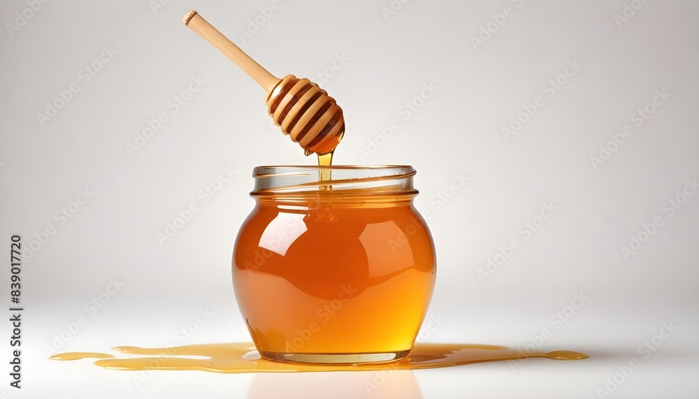 Honey isolated on white background Honey isolated on white background