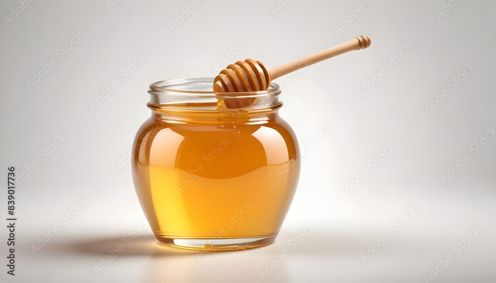 Honey isolated on white background Honey isolated on white background