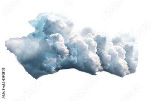 clouds in the sky isolated on transparent background