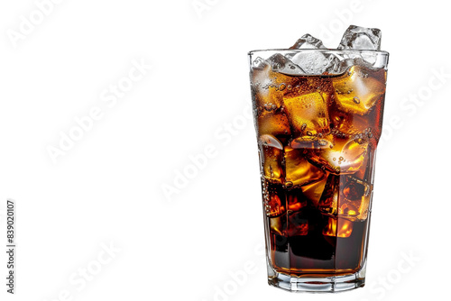 Wallpaper Mural Cola with ice isolated on transparent background Torontodigital.ca