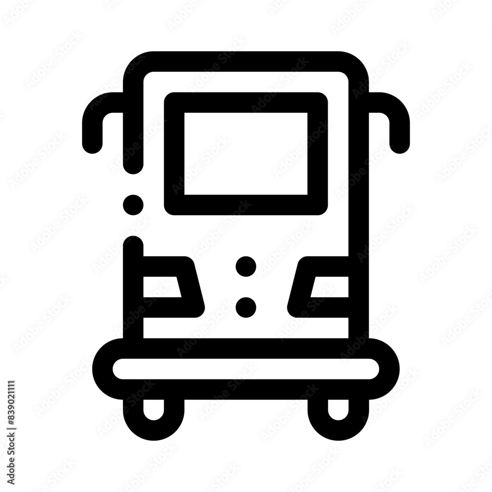 bus school line icon bus school line icon