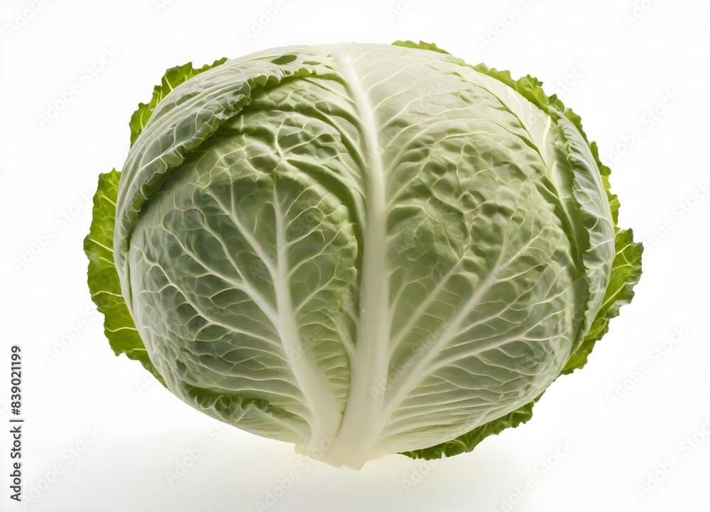 Cabbage isolated on white background Cabbage isolated on white background