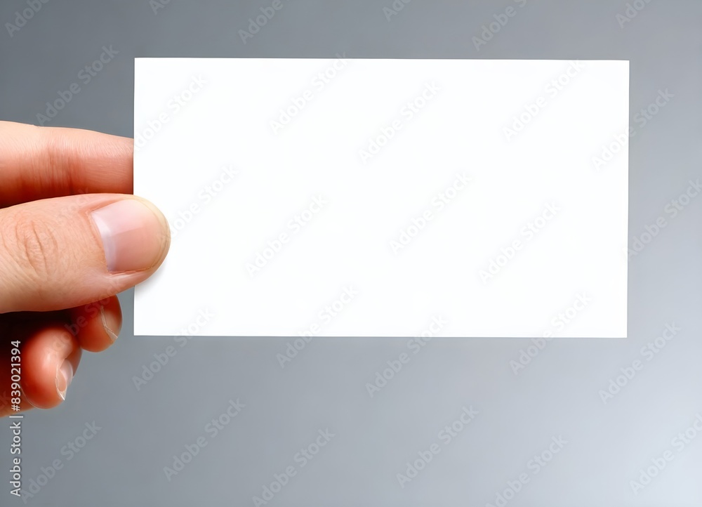 Hand and paper isolated on white background Hand and paper isolated on white background