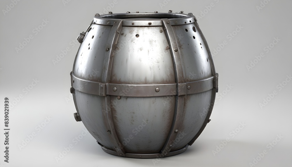 Steel drum isolated on white background Steel drum isolated on white background