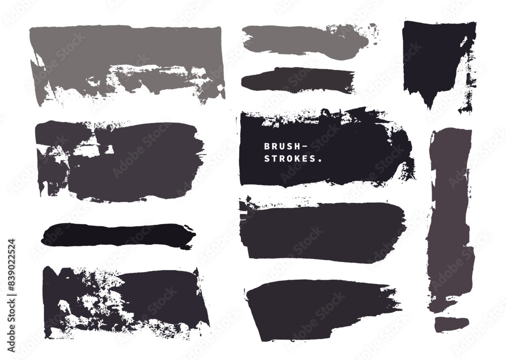 Set of grunge paint textures. Abstract smudge and smear element bundle. rough textured brushes. Creative freehand layout. For painting graphic element. Set of grunge paint textures. Abstract smudge and smear element bundle. rough textured brushes. Creative freehand layout. For painting graphic element.