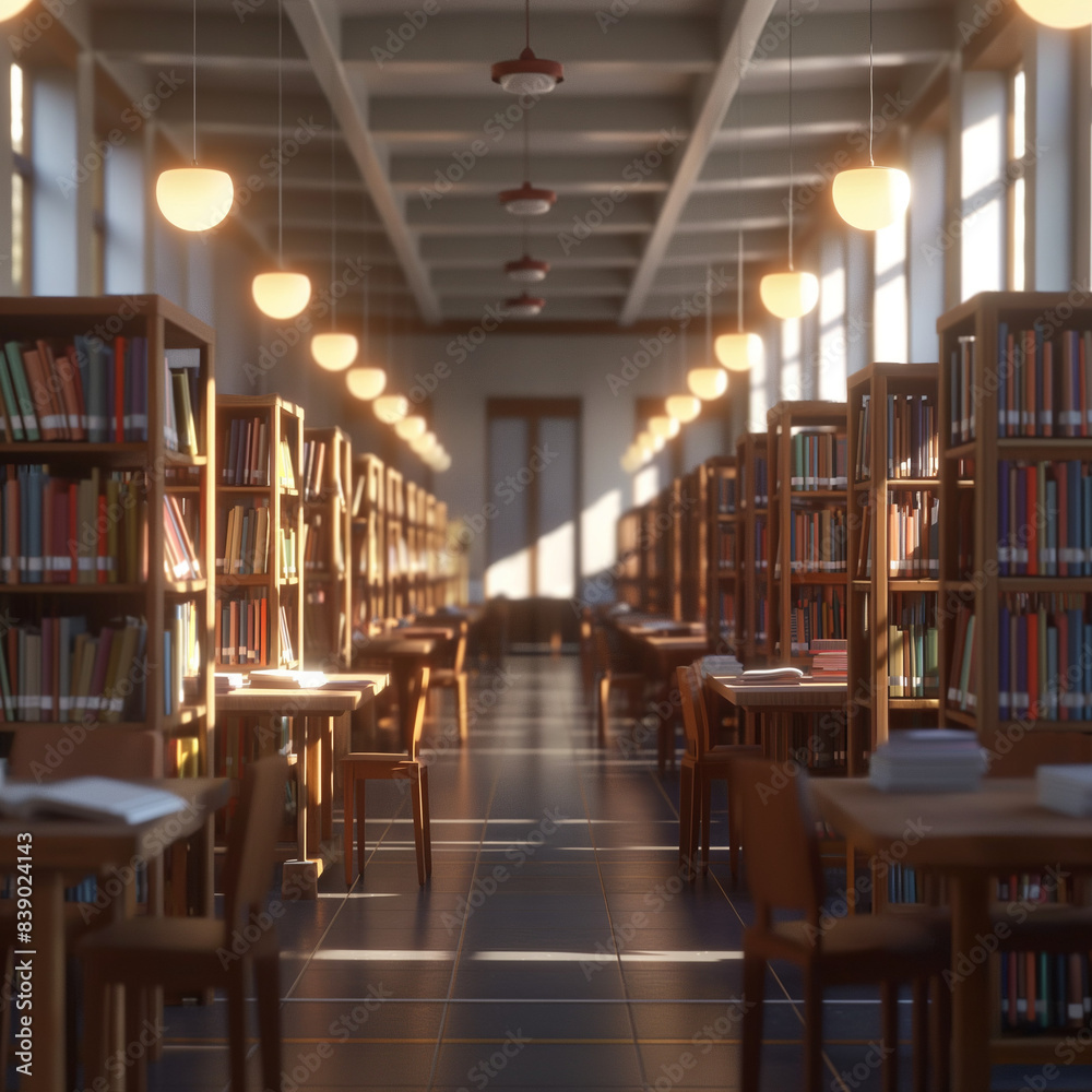 Back to school, book, library, September 1, ai generative Back to school, book, library, September 1, ai generative