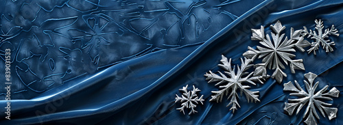 Stylish Silver Embossed Holiday Greeting Card,Silver Embossed Christmas Card with Luxury Design