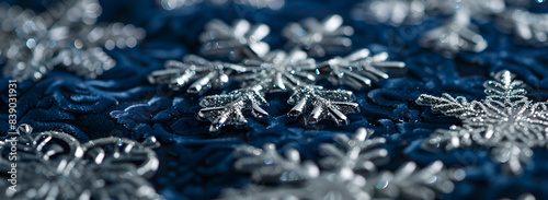 Premium Embossed Silver Christmas Greeting,Sophisticated Silver Embossed Holiday Card