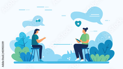 Social feedback, opinion or business advice, employee discussion, debate or customer comment, social media positive and negative feedback, people giving opinion with thumb up, vector illustration
