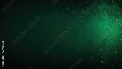 green background with rays