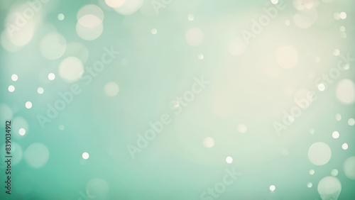 mint bokeh background
