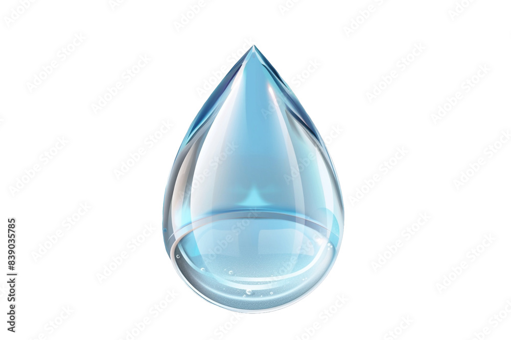 Drop of water isolated on transparent background Drop of water isolated on transparent background