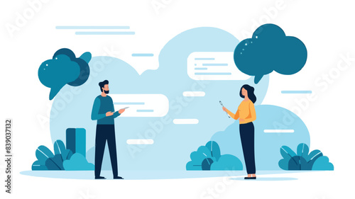 Social feedback, opinion or business advice, employee discussion, debate or customer comment, social media positive and negative feedback, people giving opinion with thumb up, vector illustration