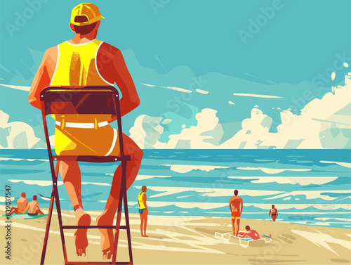 Lifeguard: A Vigilant Protector, Ensuring Aquatic Safety with Unwavering Attention