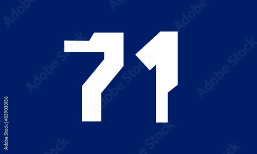 Number Tech Blue Modern Logo Free Download Number Tech Blue Modern Logo - GFXLoad