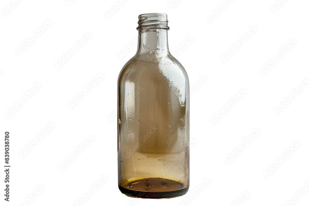 Empty bottle isolated on transparent background Empty bottle isolated on transparent background