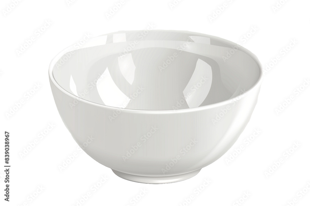 Empty bowl isolated on transparent background Empty bowl isolated on transparent background