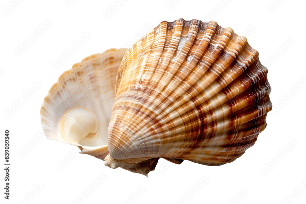 Empty seashell isolated on transparent background Empty seashell isolated on transparent background