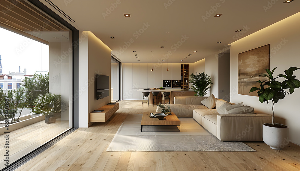 interior of a dining room