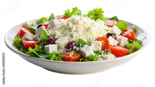 A plate of fresh tomato and cheese salad makes a light and delicious lunch