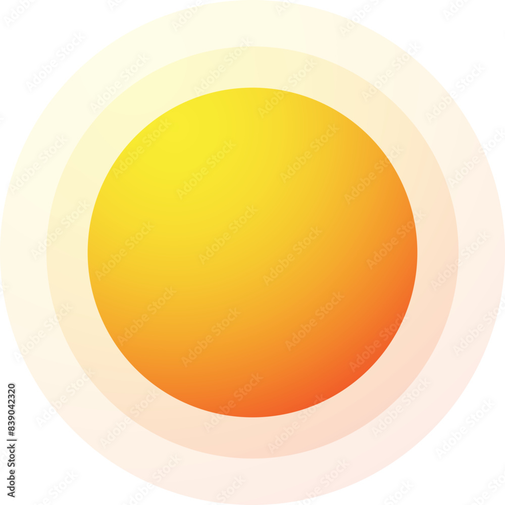 Sun Illustration, Summer Season Weather