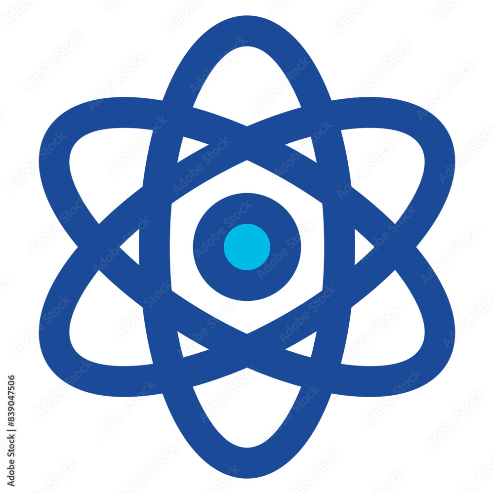 atomic structure icon atomic structure icon