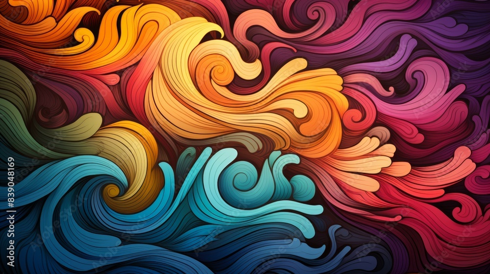 Striking flat texture with intricate details for elegant psychedelic design. Striking flat texture with intricate details for elegant psychedelic design.
