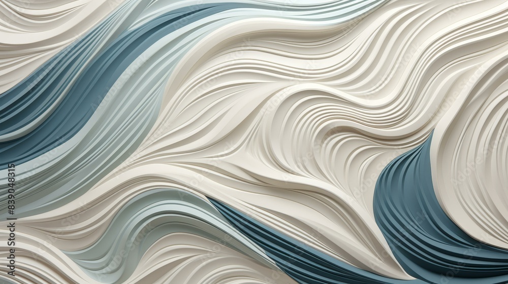 Obraz premium Sophisticated outro artwork with delicate patterns in soft hues, highresolution, seamless design for a polished look.
