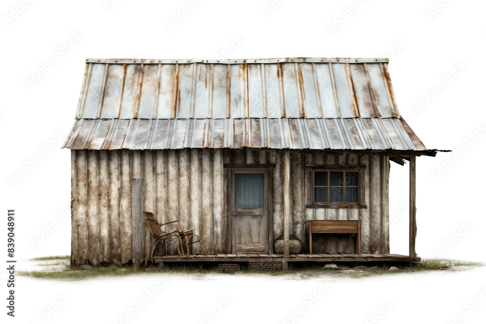 The Rustic Charm of an Old Wooden House on a White or Clear Surface PNG Transparent Background.. The Rustic Charm of an Old Wooden House on a White or Clear Surface PNG Transparent Background..