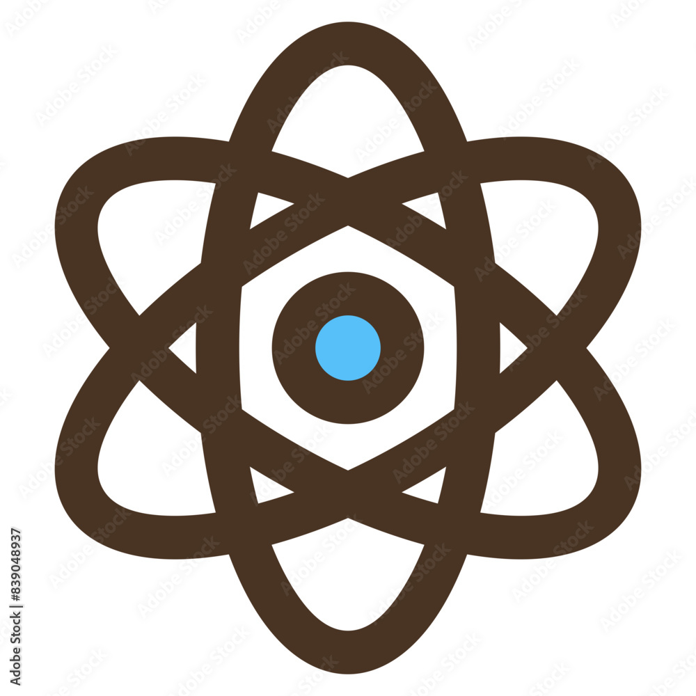 atomic structure icon atomic structure icon